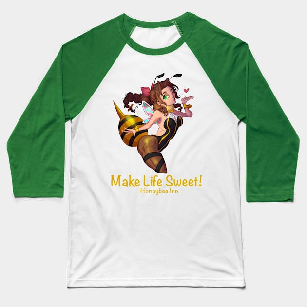 Make Life Sweet -Aeirth Baseball T-Shirt by Meekobits